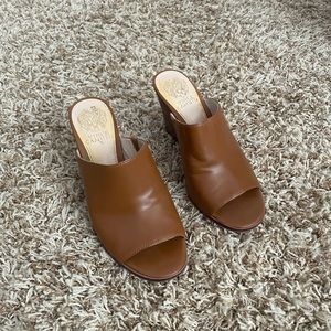 Vince Camuto brown heels